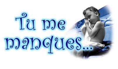 vraiment tu me manques